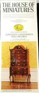 Chippendale Broken-Bonnet Highboy kit 40023