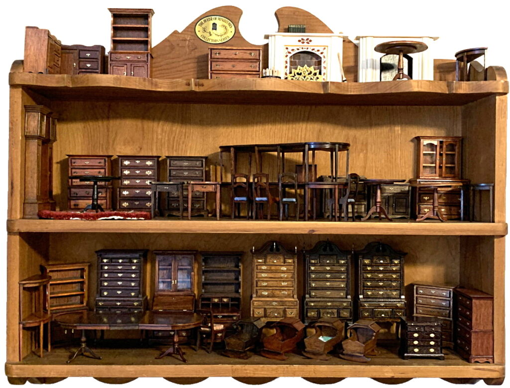 Miniature library shop furniture