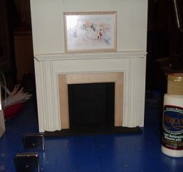 Miniature Tidewater Virginia Fireplace
