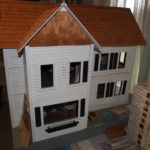 Damaged house in the Risley Collection