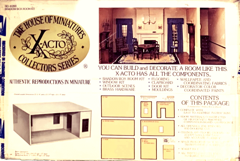The grand daddy of vignette boxes, the Shadow Box Room Kit 41200